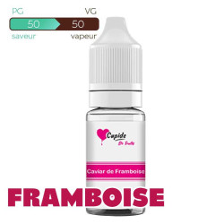Cupide 0mg nicotine 10ml caviar de framboise