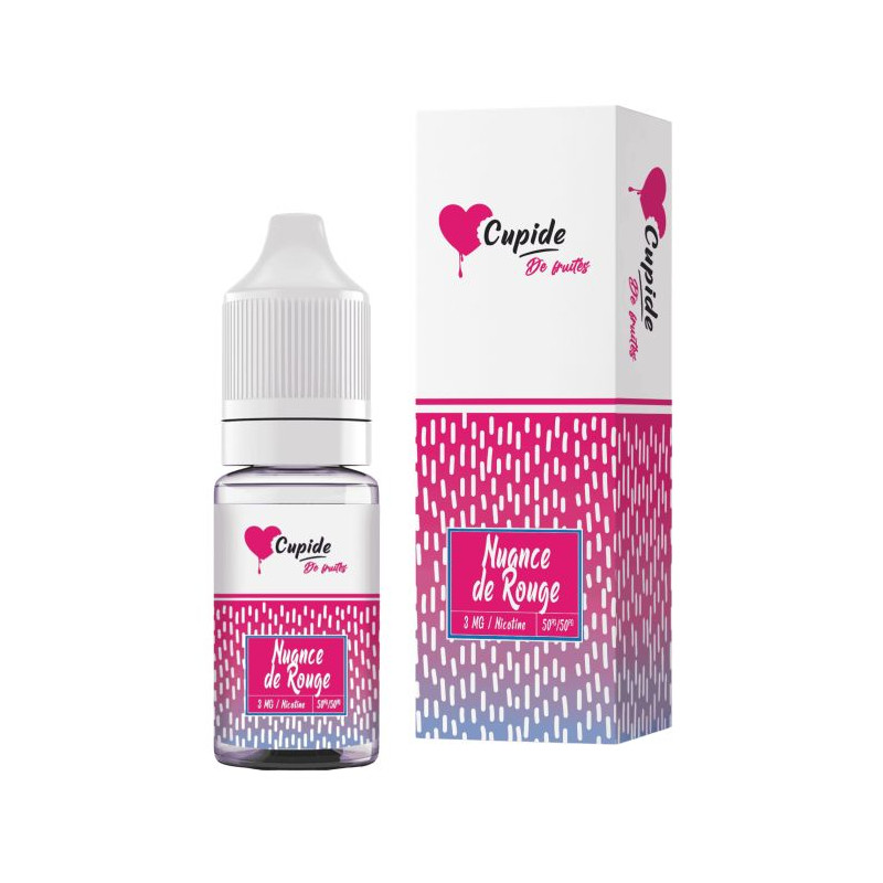 Cupide 6mg nicotine 10ml nuance de rouge