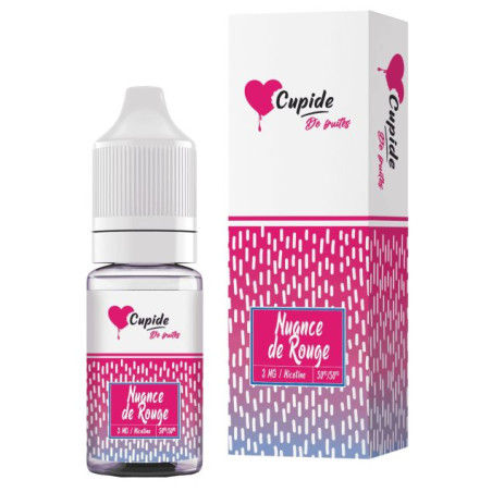 Cupide 6mg nicotine 10ml nuance de rouge