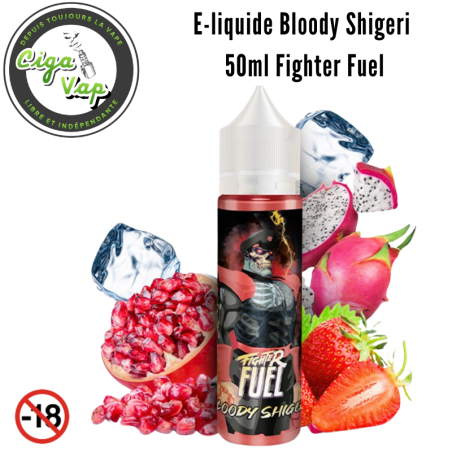 Fighter fuel 50ml dark shigeri fraise grenade ca