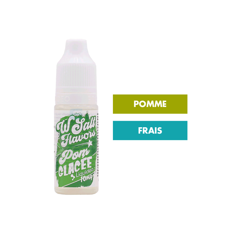 Flavors 10mg saveur wpuff 10ml pom' glace