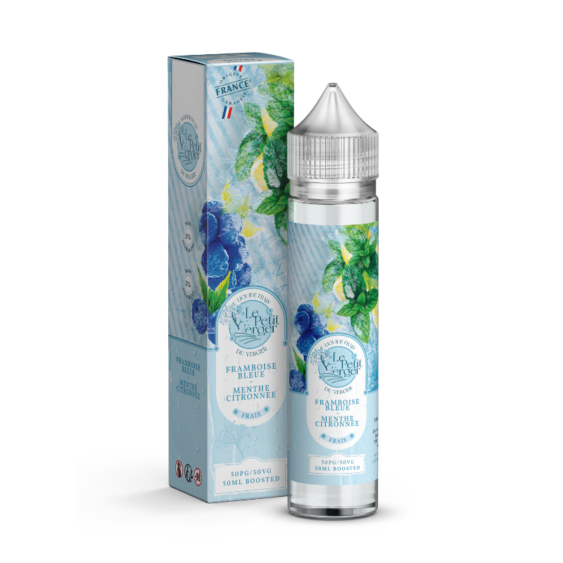 Le petit verger savourea 50ml framboise bleu menthe citronne