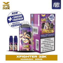Xfighter 32k puff 20mg rechargeable - liquide fighter fuel & aspire mawashi