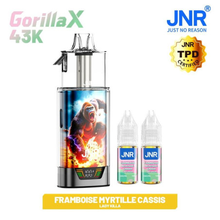 Puff jnr kit gorilla x + 2x10ml - 20mg lady killa