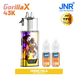 Puff jnr kit gorilla x + 2x10ml - 20mg fizzy cherry cola