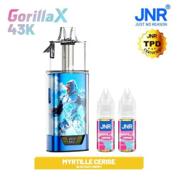Puff jnr kit gorilla x + 2x10ml - 20mg blue razz cherry