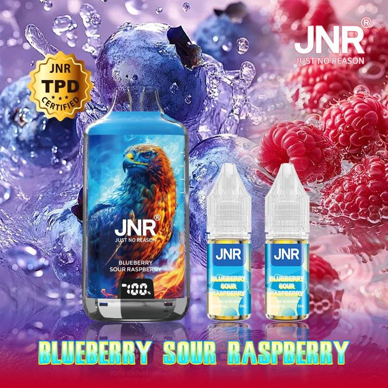 Puff jnr falcon-x plus 28k blueberry sour raspberry