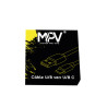Cable mpv de charge 1m usb vers usb c