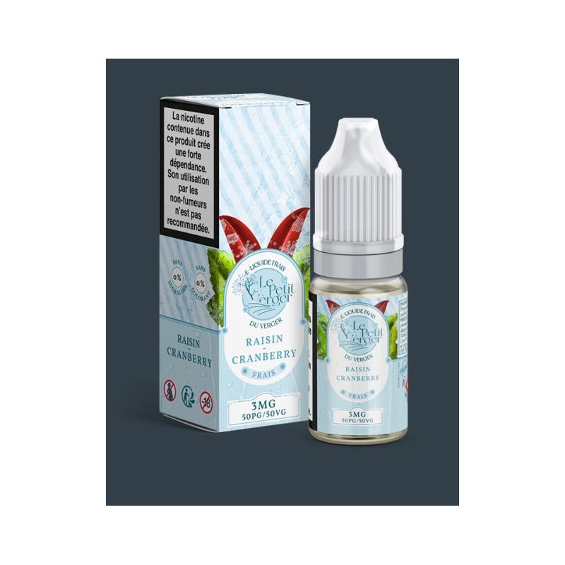 20mg petit verger frais salts - savourea 10ml raisin cranberry