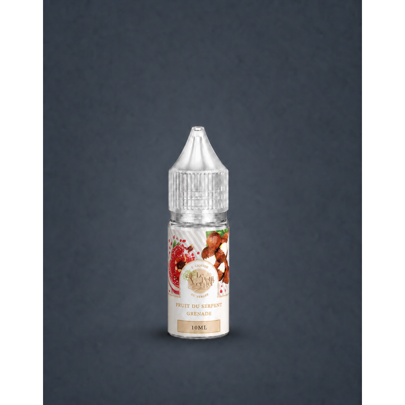 10ml petit verger - sel de nicotine 10mg - savourea serpent grenade
