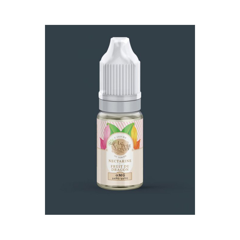 10ml petit verger - sel de nicotine 10mg - savourea nectarine fruit du dragon