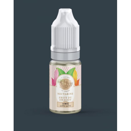 10ml petit verger - sel de nicotine 10mg - savourea nectarine fruit du dragon