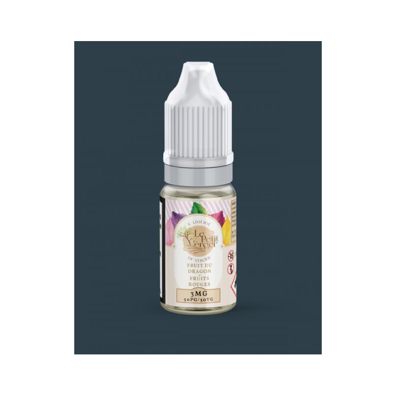 10ml petit verger - sel de nicotine 10mg - savourea fruit du dragon-fruits rouges