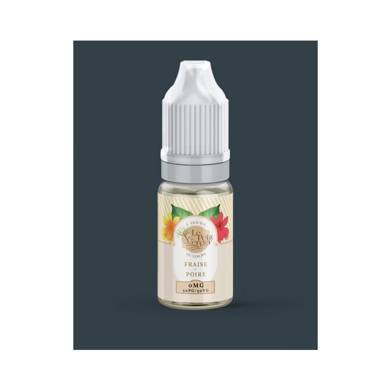 10ml petit verger - sel de nicotine 10mg - savourea fraise-poire
