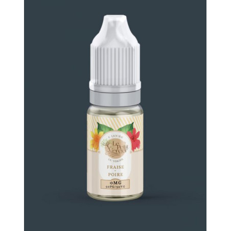 10ml petit verger - sel de nicotine 10mg - savourea fraise-poire