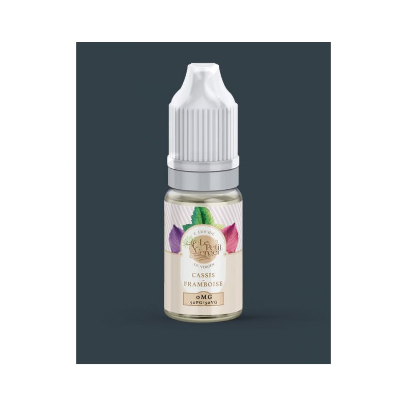 10ml petit verger - sel de nicotine 10mg - savourea cassis framboise
