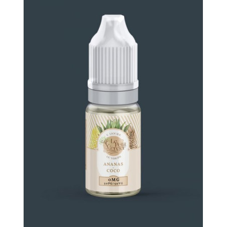 10ml petit verger - sel de nicotine 10mg - savourea ananas coco