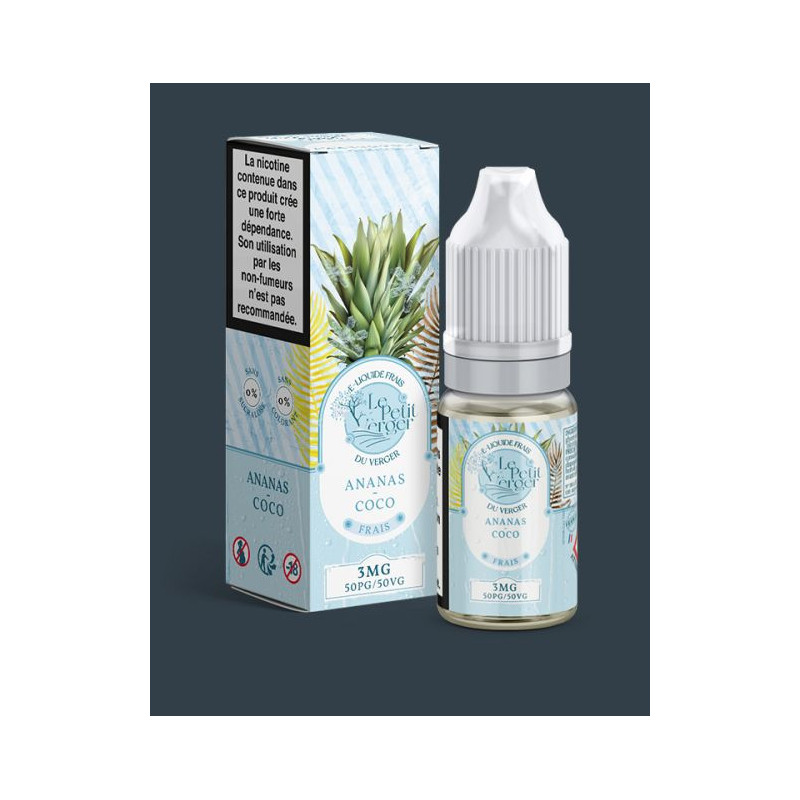10mg petit verger frais salts savourea 10ml ananas coco