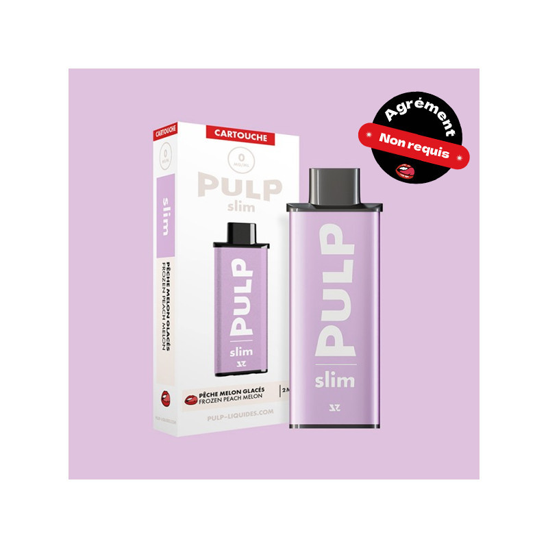 Le pod slim cartouche 20mg  - pulp peche melon glace
