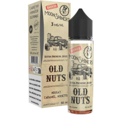 Authentic blend old nuts 50ml + booster 10ml - moonshiners bootleg series 6 mg
