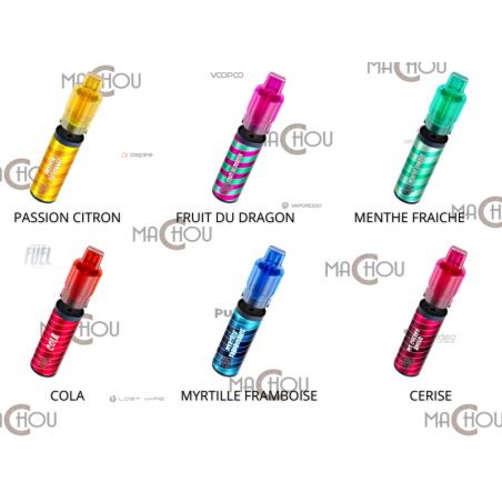 CARTOUCHE FUSION 20MG - 15000K - WPUFF LIQUIDEO MY CHERRY AMOUR
